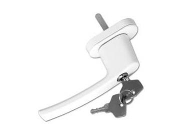 Fenstergriff weiss abschliessabar